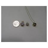 Thin 16" GoldFilled Necklace w/ (3) Nice Pendants