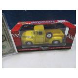 55 Yelllow Ford F100 Pickup Diecast 1:24 SHOWCASTS