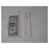(3) Sterling Silver Thin 15"ish Necklaces