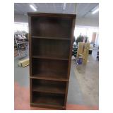 30" 5shelf Book Shelf Upright