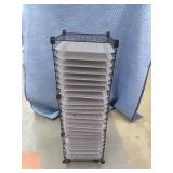 12"x36" PaperType Organizer Metal Roller Rack