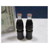 (2) Early Coca Cola Pop Bottle Poly Lighters NICE