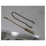 (2) Vintage Key/Watch Chain Holders 9"/5"