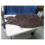 CARHARTT 36x34 Insulated Overalls Dark Brown