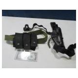 (2) Hip Gun Holster & Ammo Pack Holder
