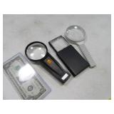 (3) Hand Magnifying Glasses