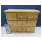 9drawer Wooden 17" Organizer NEAT