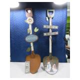 (2) Neat 38" Shovel Wall Decor $40