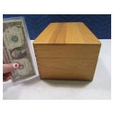 Wooden Dovetailed 6"x10" Storage Stash Box