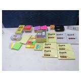 Large LOT of POST IT Paper & Note Pads