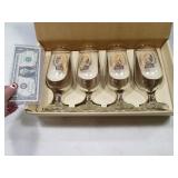 Unused Set FOUR 7" COORS Drinking Glasses