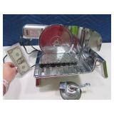 Stainless RIVAL TableTop Meat Slicer EXC