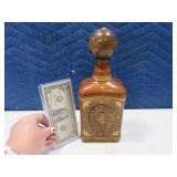 Leather Type 11" Booze Decanter