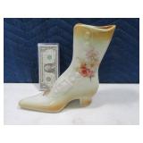 Pottery 9" FlowerThemed Boot