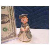 Graduate Vintage JOSEF Angel 4" Pottery Figurine