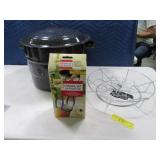 New GraniteWare 14" Canning Pot & Utensils