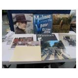 (8) Asst Classic Rock Vinyl Record Albums Good