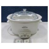 FullSize Classic Crock Pot w/ PushButtton Timer