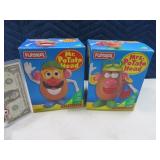 (2) 1996 Mr & Mrs Potato Head 6" Toys