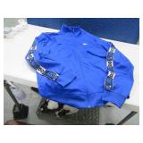 Mens szXL NIKE Blue ZipUp Sweatshirt