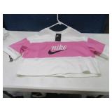 New NIKE Womens szXL Short Cut Shirt Pullover $40