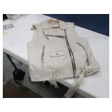 Leather COACH Womens szLG ZiipUp Jacket