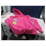 Pink Womens CHAMPION szXL Reversible Hoodie EXC