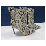 New Womens sz8M JenniferLopez High Hill Bling Shoe