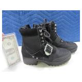 LikeNew STEVE MADDEN Womens sz8 Black Boots
