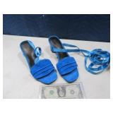 New VIA SPIGA Womens  smz7.5 Blue Shoes $280