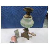 Antique Handpainted 19" Lamp Base *electrified*