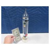 12" Glass BubbleFloating Galileo Thermometer