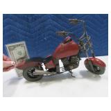 13" Metal/Tin Motorcycle Decor modern