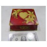 Early Unusual Tin FlipTop 6" Stash Storage Box