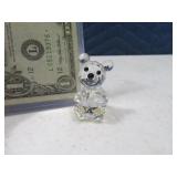 2" SWAROVSKI Bear Glass Figurine
