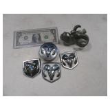 Lot asst DODGE RAM Vehicle Emblems Ornaments
