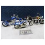 (3) 12" Motorcycle Display Figures