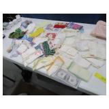 LOT Vintage Hankies & SilkType Work