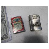 (2) Lighters Budweiser & Sturgis 2001