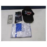 TRUMP 2020 (3) Hat~Flag~Socks