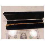 Sterling .925 GoldToned 18" NICE Necklace