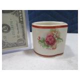 Antique Pottery Advertising 2.5" Match Holder