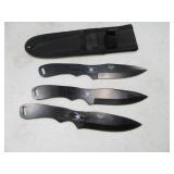 PerfectPoint 3pc 8" Knife SET w/ Sheath
