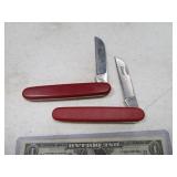 (2) Unused CLAUSS SingleBlade 7" Pocket Knives