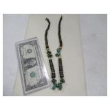 Vintage 18" Turquoise/Shell Necklace