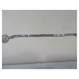 Sterling .925 Beautiful PurpleStone 7.25" Bracelet