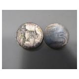 (2) Silver? Sterling? Foreign Coins