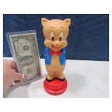Poly 7" PORKY PIG Coin Bank