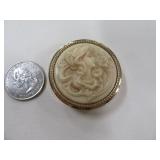 Cameo 1.5" Vintage Makeup Tin