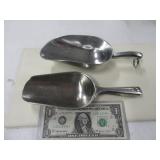 (2) Metal 6" Scoops